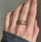 The Naomi Ring /Solid 14K Gold