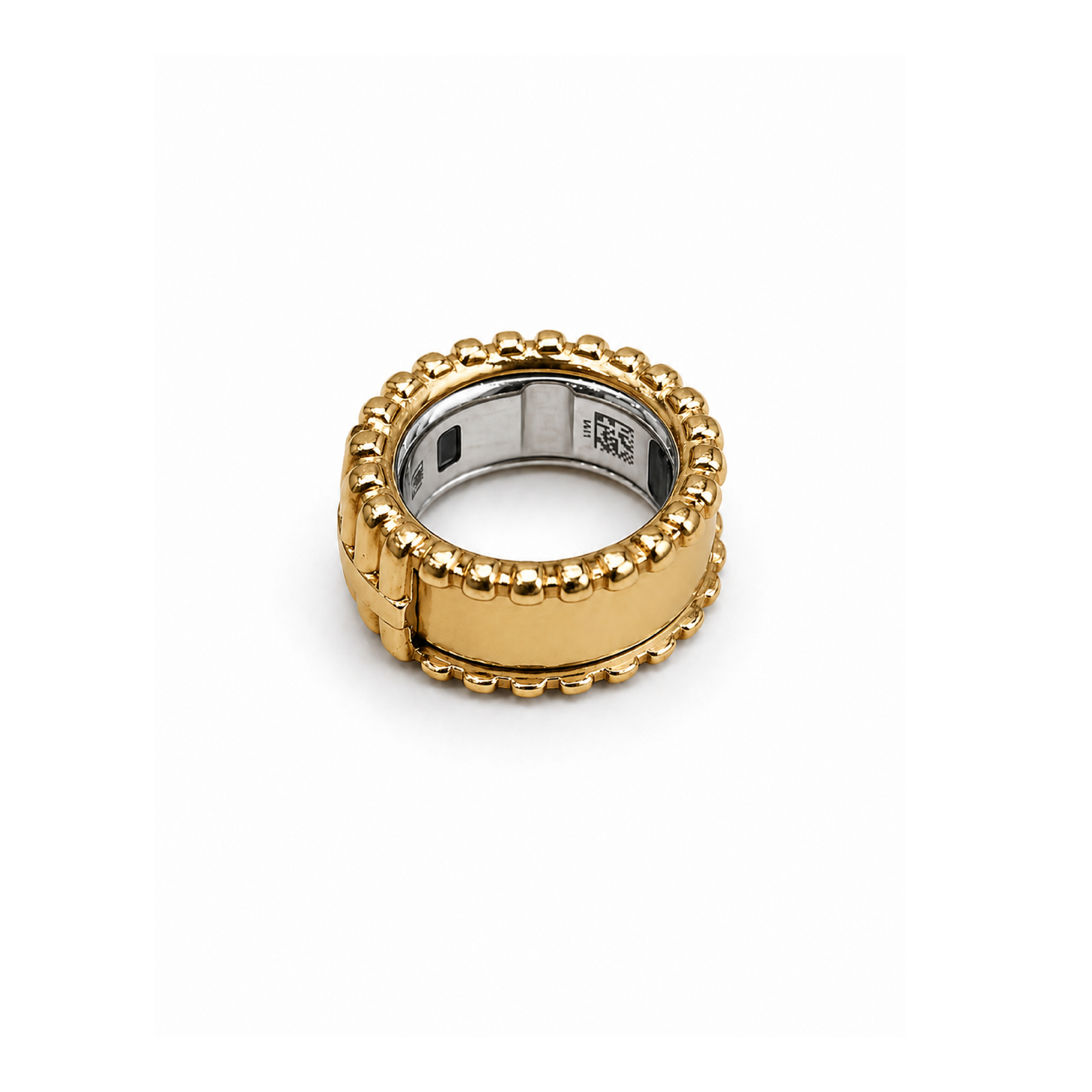 THE WHEEL TECH RING COVER / 18k GOLD VERMEIL